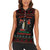 Penguin Tree Christmas Women Sleeveless Polo Shirt Xmas Holiday Patterns - Wonder Print Shop