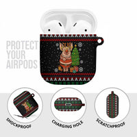 Pig Gorgeous Reindeer Christmas AirPods Case Xmas Holiday Patterns - Wonder Print Shop