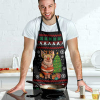 Pig Gorgeous Reindeer Christmas Apron Xmas Holiday Patterns - Wonder Print Shop