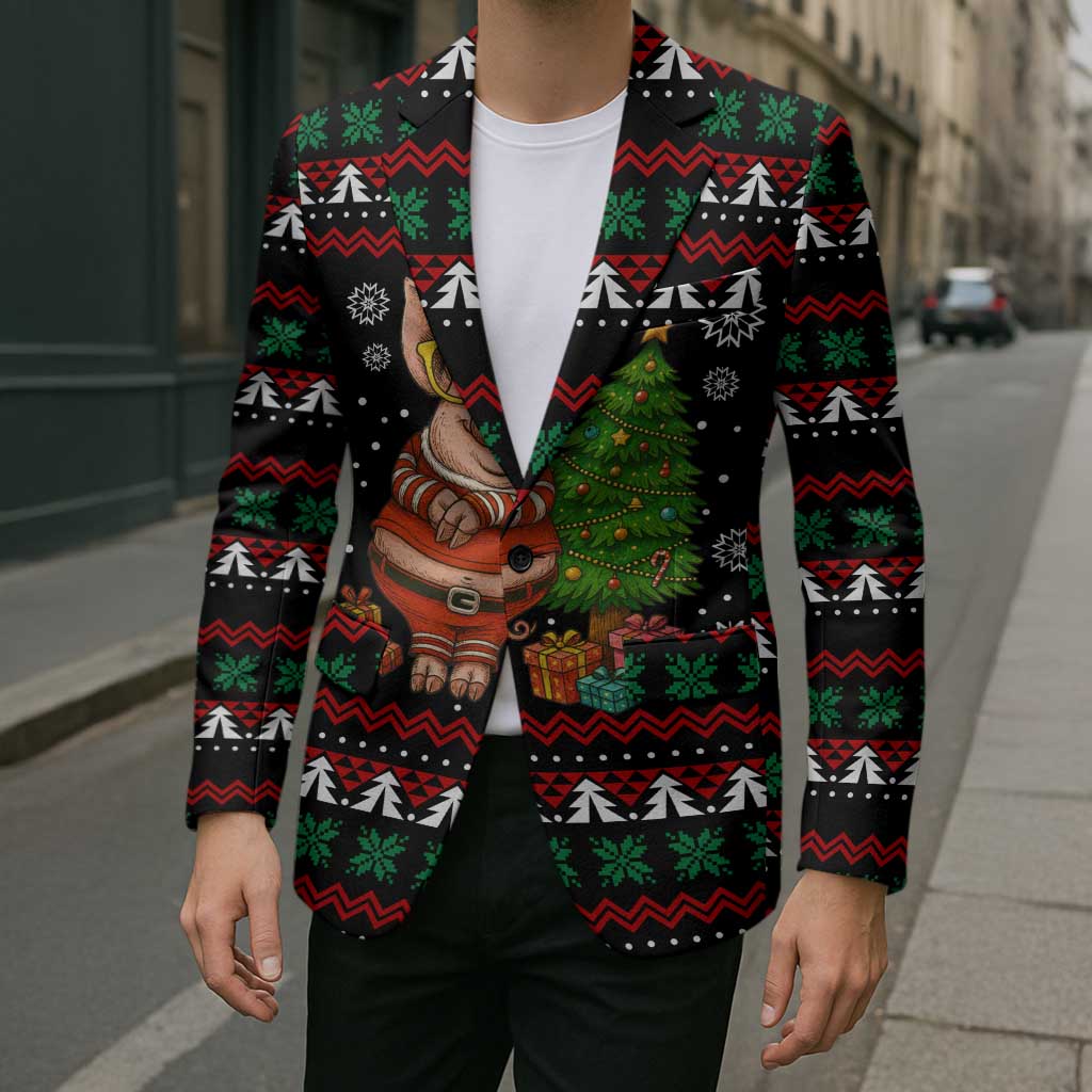 Pig Gorgeous Reindeer Christmas Blazer Xmas Holiday Patterns - Wonder Print Shop
