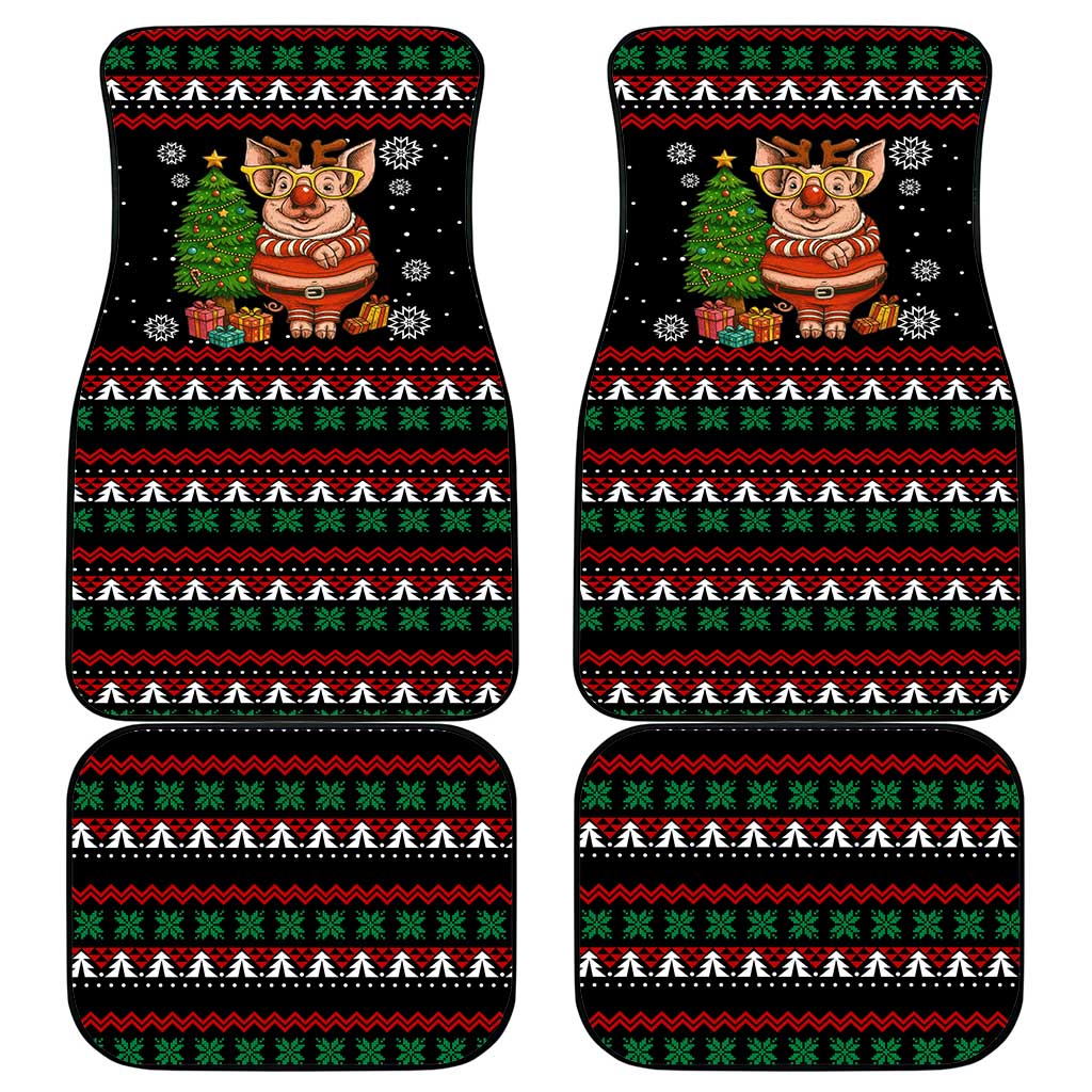 Pig Gorgeous Reindeer Christmas Car Mats Xmas Holiday Patterns - Wonder Print Shop