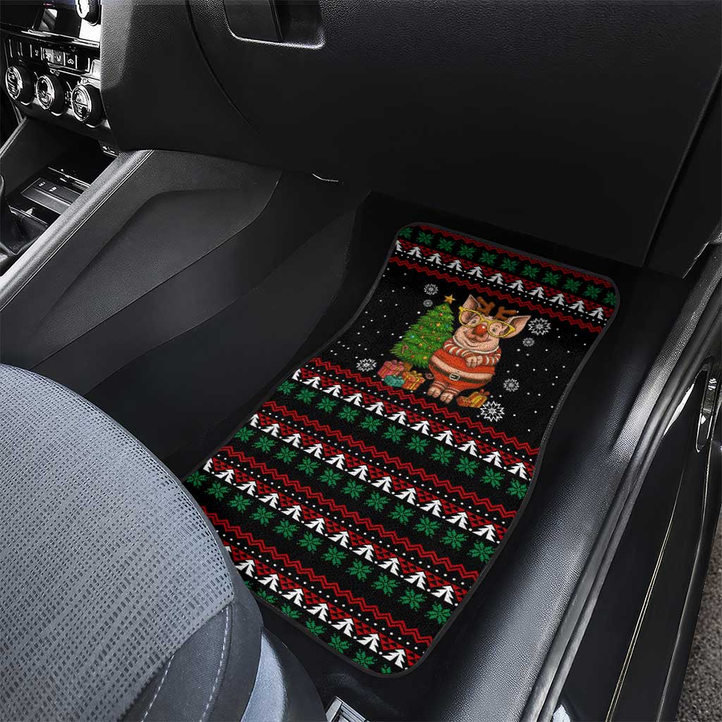 Pig Gorgeous Reindeer Christmas Car Mats Xmas Holiday Patterns - Wonder Print Shop