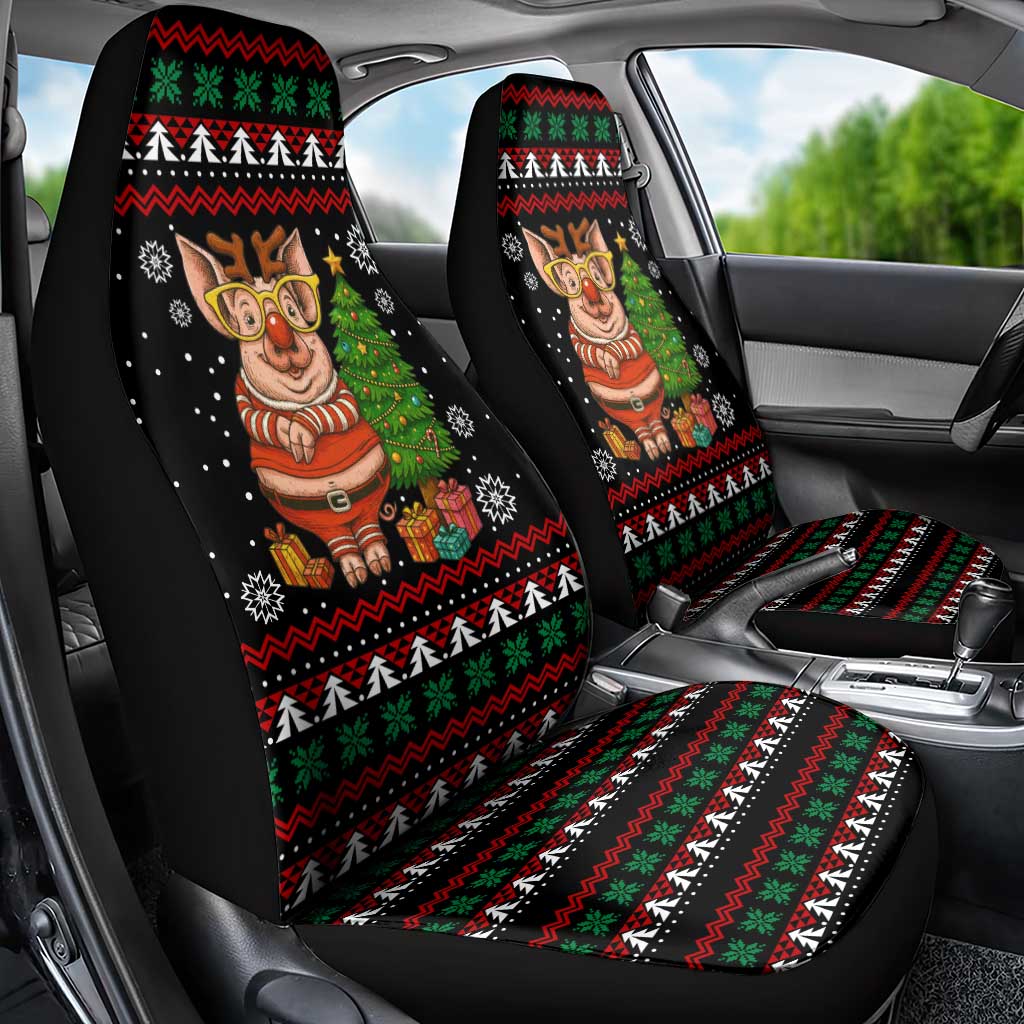 Pig Gorgeous Reindeer Christmas Car Seat Cover Xmas Holiday Patterns - Wonder Print Shop