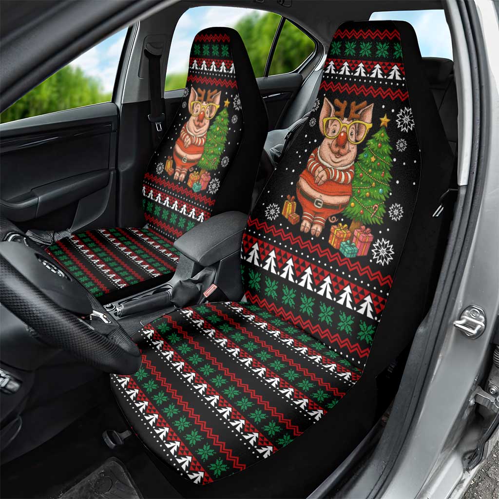 Pig Gorgeous Reindeer Christmas Car Seat Cover Xmas Holiday Patterns - Wonder Print Shop