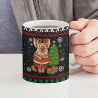 Pig Gorgeous Reindeer Christmas Ceramic Mug Xmas Holiday Patterns - Wonder Print Shop