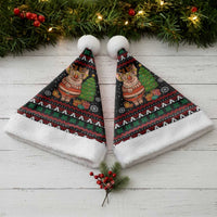 Pig Gorgeous Reindeer Christmas Santa Hat Xmas Holiday Patterns - Wonder Print Shop