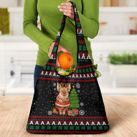 Pig Gorgeous Reindeer Christmas Grocery Bag Xmas Holiday Patterns - Wonder Print Shop
