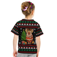 Pig Gorgeous Reindeer Christmas Kid T Shirt Xmas Holiday Patterns - Wonder Print Shop