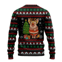 Pig Gorgeous Reindeer Christmas Ugly Christmas Sweater Xmas Holiday Patterns - Wonder Print Shop
