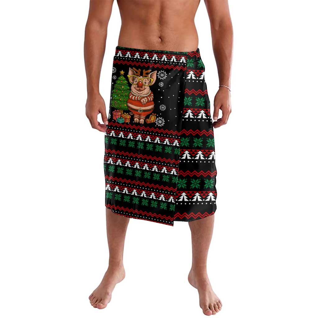 Pig Gorgeous Reindeer Christmas Lavalava Xmas Holiday Patterns - Wonder Print Shop