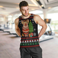 Pig Gorgeous Reindeer Christmas Men Tank Top Xmas Holiday Patterns - Wonder Print Shop