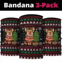 Pig Gorgeous Reindeer Christmas Neck Gaiter Xmas Holiday Patterns - Wonder Print Shop