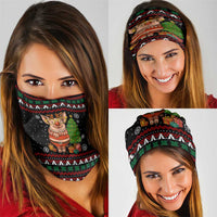 Pig Gorgeous Reindeer Christmas Neck Gaiter Xmas Holiday Patterns - Wonder Print Shop