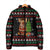 Pig Gorgeous Reindeer Christmas Padded Jacket Xmas Holiday Patterns - Wonder Print Shop