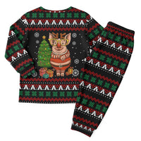 Pig Gorgeous Reindeer Christmas Pajama Set Xmas Holiday Patterns - Wonder Print Shop