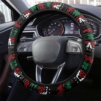Pig Gorgeous Reindeer Christmas Steering Wheel Cover Xmas Holiday Patterns - Wonder Print Shop