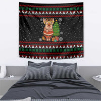 Pig Gorgeous Reindeer Christmas Tapestry Xmas Holiday Patterns - Wonder Print Shop