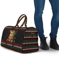 Pig Gorgeous Reindeer Christmas Travel Bag Xmas Holiday Patterns - Wonder Print Shop