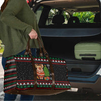Pig Gorgeous Reindeer Christmas Travel Bag Xmas Holiday Patterns - Wonder Print Shop