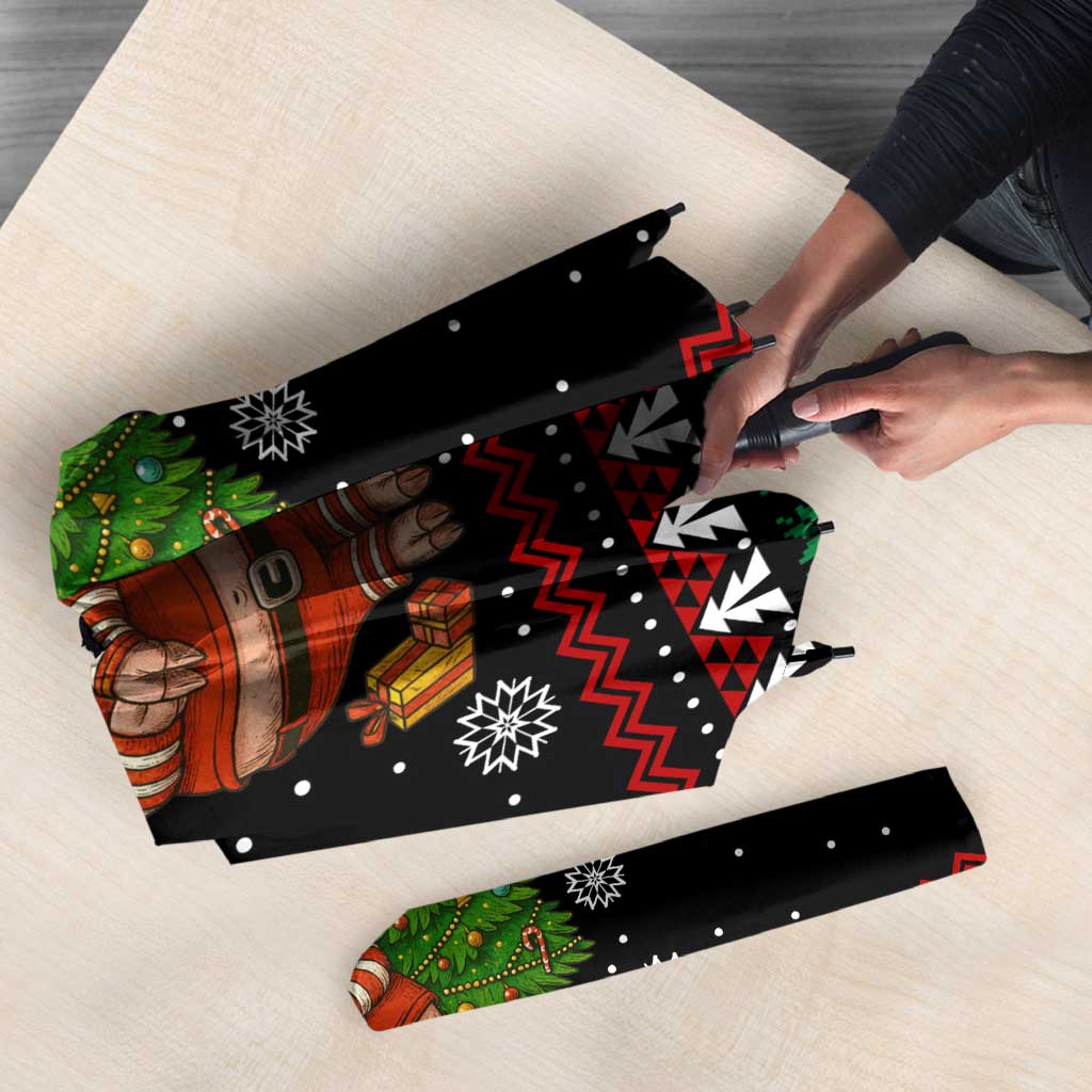 Pig Gorgeous Reindeer Christmas Umbrella Xmas Holiday Patterns - Wonder Print Shop
