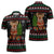 Pig Gorgeous Reindeer Christmas Zipper Polo Shirt Xmas Holiday Patterns - Wonder Print Shop