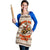Riding Bulls Punchin Fools Christmas Apron Xmas Holiday Patterns - Wonder Print Shop