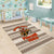 Riding Bulls Punchin Fools Christmas Area Rug Xmas Holiday Patterns - Wonder Print Shop