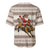 Riding Bulls Punchin Fools Christmas Baseball Jersey Xmas Holiday Patterns - Wonder Print Shop