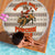 Riding Bulls Punchin Fools Christmas Beach Blanket Xmas Holiday Patterns - Wonder Print Shop