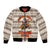 Riding Bulls Punchin Fools Christmas Bomber Jacket Xmas Holiday Patterns - Wonder Print Shop
