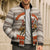 Riding Bulls Punchin Fools Christmas Bomber Puffer Jacket Xmas Holiday Patterns - Wonder Print Shop