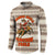 Riding Bulls Punchin Fools Christmas Button Sweatshirt Xmas Holiday Patterns - Wonder Print Shop