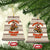 Riding Bulls Punchin Fools Christmas Ceramic Ornament Xmas Holiday Patterns - Wonder Print Shop