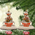 Riding Bulls Punchin Fools Christmas Ceramic Ornament Xmas Holiday Patterns - Wonder Print Shop