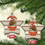 Riding Bulls Punchin Fools Christmas Ceramic Ornament Xmas Holiday Patterns - Wonder Print Shop
