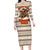 Riding Bulls Punchin Fools Christmas Family Matching Long Sleeve Bodycon Dress and Hawaiian Shirt Xmas Holiday Patterns - Wonder Print Shop