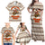 Riding Bulls Punchin Fools Christmas Family Matching Off Shoulder Maxi Dress and Hawaiian Shirt Xmas Holiday Patterns - Wonder Print Shop
