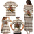 Riding Bulls Punchin Fools Christmas Family Matching Puletasi and Hawaiian Shirt Xmas Holiday Patterns - Wonder Print Shop