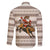 Riding Bulls Punchin Fools Christmas Family Matching Short Sleeve Bodycon Dress and Hawaiian Shirt Xmas Holiday Patterns - Wonder Print Shop