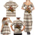 Riding Bulls Punchin Fools Christmas Family Matching Summer Maxi Dress and Hawaiian Shirt Xmas Holiday Patterns - Wonder Print Shop