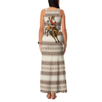 Riding Bulls Punchin Fools Christmas Family Matching Tank Maxi Dress and Hawaiian Shirt Xmas Holiday Patterns - Wonder Print Shop