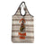 Riding Bulls Punchin Fools Christmas Grocery Bag Xmas Holiday Patterns - Wonder Print Shop