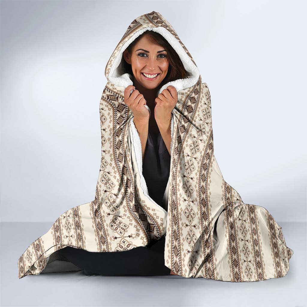 Riding Bulls Punchin Fools Christmas Hooded Blanket Xmas Holiday Patterns - Wonder Print Shop