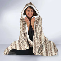 Riding Bulls Punchin Fools Christmas Hooded Blanket Xmas Holiday Patterns - Wonder Print Shop