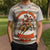 Riding Bulls Punchin Fools Christmas Knitted V-Neck Vest Xmas Holiday Patterns - Wonder Print Shop