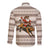 Riding Bulls Punchin Fools Christmas Long Sleeve Button Shirt Xmas Holiday Patterns - Wonder Print Shop