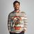 Riding Bulls Punchin Fools Christmas Long Sleeve Polo Shirt Xmas Holiday Patterns - Wonder Print Shop