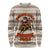 Riding Bulls Punchin Fools Christmas Long Sleeve Shirt Xmas Holiday Patterns - Wonder Print Shop