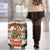 Riding Bulls Punchin Fools Christmas Luggage Cover Xmas Holiday Patterns - Wonder Print Shop