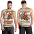 Riding Bulls Punchin Fools Christmas Men Tank Top Xmas Holiday Patterns - Wonder Print Shop